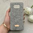 قاب گوشی Poco X3 - Poco X3 Pro شیائومی نگین دار سواروسکی SWAROVSKI پلاک فلزی خاکستری کد 153064