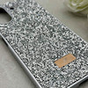 قاب گوشی Redmi 13C - Poco C65 شیائومی نگین دار سواروسکی SWAROVSKI پلاک فلزی نقره ای کد 153070