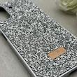 قاب گوشی Redmi 13C - Poco C65 شیائومی نگین دار سواروسکی SWAROVSKI پلاک فلزی نقره ای کد 153070