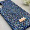 قاب گوشی Redmi 13C - Poco C65 شیائومی نگین دار سواروسکی SWAROVSKI پلاک فلزی سرمه ای کد 153071