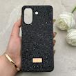 قاب گوشی Redmi 13C - Poco C65 شیائومی نگین دار سواروسکی SWAROVSKI پلاک فلزی مشکی کد 153072