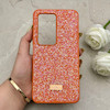 قاب گوشی Redmi 15 4G شیائومی نگین دار سواروسکی SWAROVSKI پلاک فلزی نارنجی کد 153073