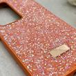 قاب گوشی Redmi 15 4G شیائومی نگین دار سواروسکی SWAROVSKI پلاک فلزی نارنجی کد 153073