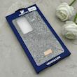 قاب گوشی Redmi 15 4G شیائومی نگین دار سواروسکی SWAROVSKI پلاک فلزی خاکستری کد 153075