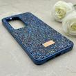 قاب گوشی Redmi 15 4G شیائومی نگین دار سواروسکی SWAROVSKI پلاک فلزی سرمه ای کد 153076