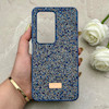 قاب گوشی Redmi 15 4G شیائومی نگین دار سواروسکی SWAROVSKI پلاک فلزی سرمه ای کد 153076