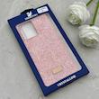قاب گوشی Redmi Note 12 4G شیائومی نگین دار سواروسکی SWAROVSKI پلاک فلزی صورتی کد 153079