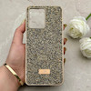 قاب گوشی Redmi Note 12 4G شیائومی نگین دار سواروسکی SWAROVSKI پلاک فلزی طلایی کد 153080