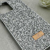 قاب گوشی Redmi Note 12 4G شیائومی نگین دار سواروسکی SWAROVSKI پلاک فلزی نقره ای کد 153082