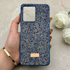 قاب گوشی Redmi Note 12 4G شیائومی نگین دار سواروسکی SWAROVSKI پلاک فلزی سرمه ای کد 153083