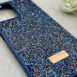 قاب گوشی Redmi Note 12 4G شیائومی نگین دار سواروسکی SWAROVSKI پلاک فلزی سرمه ای کد 153083