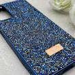 قاب گوشی Redmi Note 11 Pro 4G Global - Redmi Note 11 Pro 5G Global - Redmi Note 11E Pro - Redmi Note 12 Pro 4G شیائومی نگین دار سواروسکی SWAROVSKI پلاک فلزی سرمه ای کد 153084