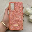 قاب گوشی Redmi Note 11 Pro 4G Global - Redmi Note 11 Pro 5G Global - Redmi Note 11E Pro - Redmi Note 12 Pro 4G شیائومی نگین دار سواروسکی SWAROVSKI پلاک فلزی نارنجی کد 153088