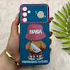 قاب گوشی Galaxy A24 سامسونگ فانتزی ژله ای محافظ لنز دار طرح NASA کد 150979