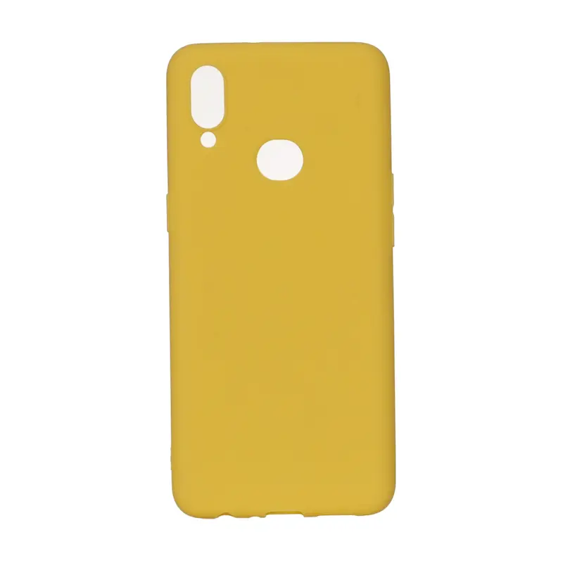 قاب گوشی Galaxy A10S سامسونگ طرح ژله ای ROCK زرد کد 98921