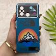 قاب گوشی Redmi 12C - Poco C55 - Redmi 11A شیائومی فانتزی ژله ای محافظ لنز دار طرح The North Face کد 151078