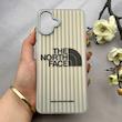 قاب گوشی Galaxy A07 سامسونگ کرکره ای لیزری سخت Hard براش اسپرت لنزسیلور طرح The North Face کد 152163
