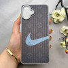 قاب گوشی Galaxy A07 سامسونگ کرکره ای لیزری سخت Hard براش اسپرت لنزسیلور طرح NIKE کد 152164