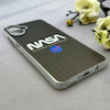 قاب گوشی Galaxy A07 سامسونگ کرکره ای لیزری سخت Hard براش اسپرت لنزسیلور طرح NASA کد 152165