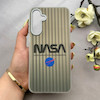 قاب گوشی Galaxy A16 سامسونگ کرکره ای لیزری سخت Hard براش اسپرت لنزسیلور طرح NASA کد 152167