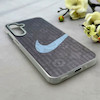قاب گوشی Galaxy A16 سامسونگ کرکره ای لیزری سخت Hard براش اسپرت لنزسیلور طرح NIKE کد 152169