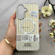 قاب گوشی Galaxy A17 سامسونگ کرکره ای لیزری سخت Hard براش اسپرت لنزسیلور طرح اسپرت کد 152179
