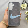 قاب گوشی Galaxy A17 سامسونگ کرکره ای لیزری سخت Hard براش اسپرت لنزسیلور طرح NIKE کد 152181