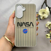 قاب گوشی Galaxy A17 سامسونگ کرکره ای لیزری سخت Hard براش اسپرت لنزسیلور طرح NASA کد 152182