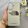 قاب گوشی Galaxy A36 سامسونگ کرکره ای لیزری سخت Hard براش اسپرت لنزسیلور طرح The North Face کد 152185