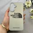 قاب گوشی Galaxy A36 سامسونگ کرکره ای لیزری سخت Hard براش اسپرت لنزسیلور طرح The North Face کد 152185