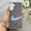 قاب گوشی Galaxy A36 سامسونگ کرکره ای لیزری سخت Hard براش اسپرت لنزسیلور طرح NIKE کد 152188