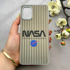 قاب گوشی Galaxy A51 سامسونگ کرکره ای لیزری سخت Hard براش اسپرت لنزسیلور طرح NASA کد 152199