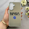 قاب گوشی Galaxy A56 سامسونگ کرکره ای لیزری سخت Hard براش اسپرت لنزسیلور طرح NASA کد 152215