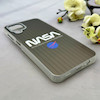 قاب گوشی Galaxy A12 - M12 سامسونگ کرکره ای لیزری سخت Hard براش اسپرت لنزسیلور طرح NASA کد 152221