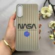 قاب گوشی Galaxy A30S - A50S - A50 سامسونگ کرکره ای لیزری سخت Hard براش اسپرت لنزسیلور طرح NASA کد 152234