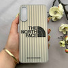 قاب گوشی Galaxy A30S - A50S - A50 سامسونگ کرکره ای لیزری سخت Hard براش اسپرت لنزسیلور طرح The North Face کد 152236