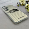 قاب گوشی Galaxy S24 FE سامسونگ کرکره ای لیزری سخت Hard براش اسپرت لنزسیلور طرح The North Face کد 152237