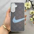 قاب گوشی Galaxy S25 FE سامسونگ کرکره ای لیزری سخت Hard براش اسپرت لنزسیلور طرح NIKE کد 152251