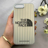 قاب گوشی iPhone 7 Plus - iPhone 8 Plus آیفون کرکره ای لیزری سخت Hard براش اسپرت لنزسیلور طرح The North Face کد 152255