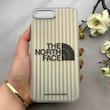 قاب گوشی iPhone 7 Plus - iPhone 8 Plus آیفون کرکره ای لیزری سخت Hard براش اسپرت لنزسیلور طرح The North Face کد 152255