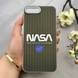 قاب گوشی iPhone 7 Plus - iPhone 8 Plus آیفون کرکره ای لیزری سخت Hard براش اسپرت لنزسیلور طرح NASA کد 152257