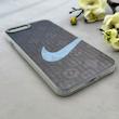 قاب گوشی iPhone 7 Plus - iPhone 8 Plus آیفون کرکره ای لیزری سخت Hard براش اسپرت لنزسیلور طرح NIKE کد 152258
