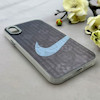 قاب گوشی iPhone X - XS آیفون کرکره ای لیزری سخت Hard براش اسپرت لنزسیلور طرح NIKE کد 152276