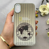 قاب گوشی iPhone X - XS آیفون کرکره ای لیزری سخت Hard براش اسپرت لنزسیلور طرح نشنال جئوگرافیک کد 152281