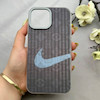 قاب گوشی iPhone 13 Pro Max آیفون کرکره ای لیزری سخت Hard براش اسپرت لنزسیلور طرح NIKE کد 152287