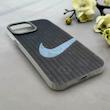 قاب گوشی iPhone 13 Pro Max آیفون کرکره ای لیزری سخت Hard براش اسپرت لنزسیلور طرح NIKE کد 152287