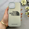 قاب گوشی iPhone 13 Pro Max آیفون کرکره ای لیزری سخت Hard براش اسپرت لنزسیلور طرح The North Face کد 152290