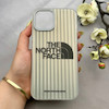 قاب گوشی iPhone 12 Pro Max آیفون کرکره ای لیزری سخت Hard براش اسپرت لنزسیلور طرح The North Face کد 152291