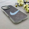 قاب گوشی iPhone 16 Pro Max آیفون کرکره ای لیزری سخت Hard براش اسپرت لنزسیلور طرح NIKE کد 152304