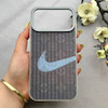 قاب گوشی iPhone 17 Pro Max آیفون کرکره ای لیزری سخت Hard براش اسپرت لنزسیلور طرح NIKE کد 152311